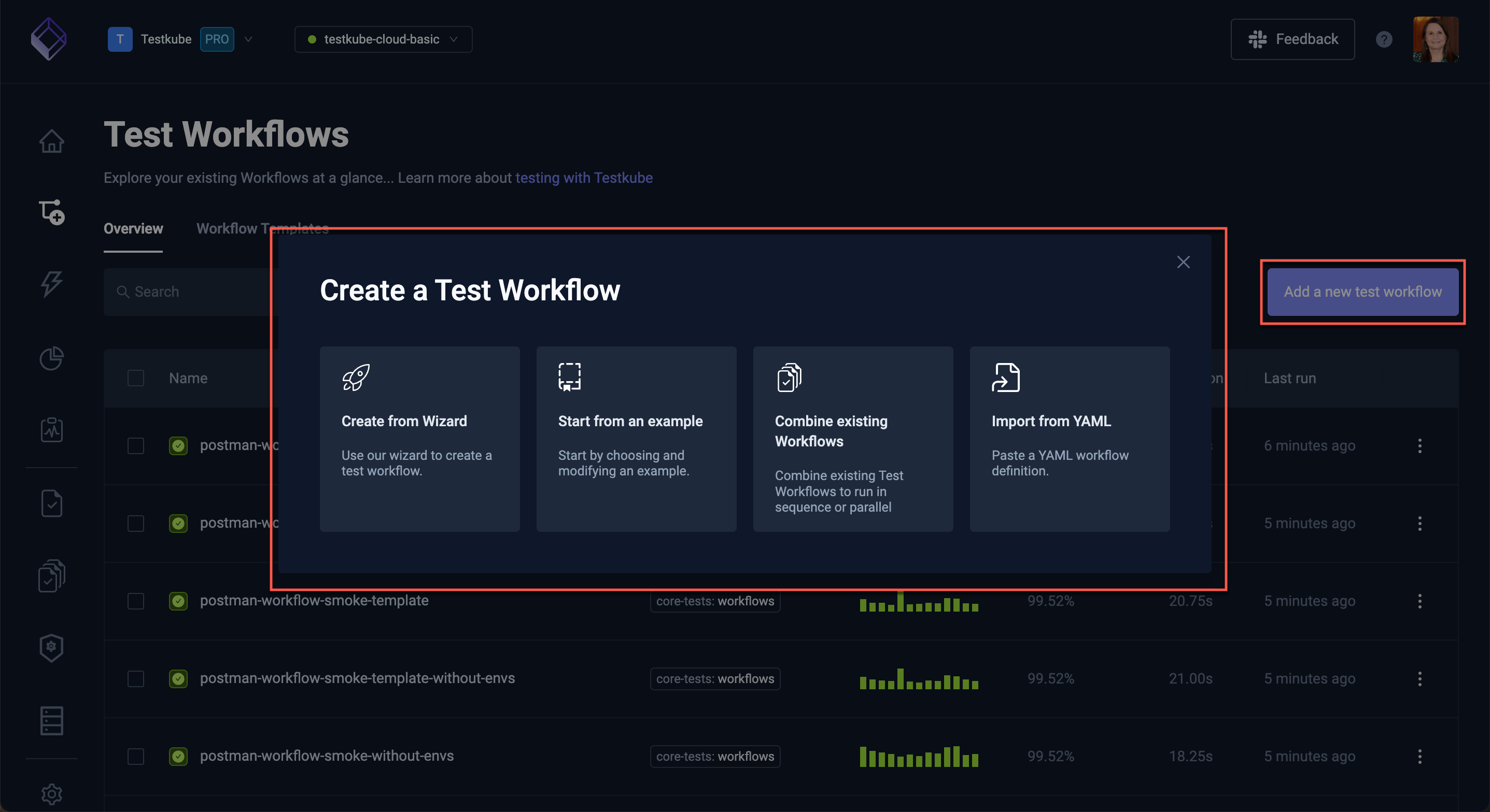 Workflow Creation Wizard